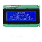 【並行輸入品】 SunFounder LCD2004 モジュール 3.3V バックライト Arduino R3 Mega2560 Raspberry Pi 20x4 ホワイト文字のブルー背景用