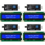 【並行輸入品】 Weewooday 8 Pieces IIC/ I2C/ TWI LCD Serial Interface Adapter and LCD Module Display Backlight Compatible with Arduino R3 MEGA2560
