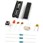 【並行輸入品】 Breadboard Basic Kits for Arduino Project Atmega328P-PU Atmega328p with Uno R3 Bootloader, Dip28 Socket,16MHz Crystal, 1M Resistor, 100