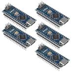 【並行輸入品】 AITRIP 5個 ナノボード CH340/ATmega+328P用 USBケーブル無し Type-C接続 Arduino Nano V3.0対応 溶接モジュール