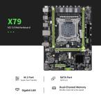 インテル X79M M-ATX マザーボード M.2 ハイスピード E5 LGA2011 Intel E5/E5V2 プロセッサー DDR3 64GB PCI-E3.0 NVME