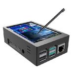 【並行輸入品】 for Raspberry Pi 4 TFT 3.5 inch Touch Screen with Case, Mini Cooling Fan and Heatsink, 480x320 Resolution 60fps Monitor LCD Display