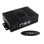 【並行輸入品】 多機能オールインワンミニコンピューターキット Raspberry Pi 5、Pi5 PCIeボックスと互換性あり。アルミニウム合金ケース、PCIe to