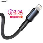 3M Long USB Cable For iPhone 11 12 13 14 Pro Max X XR 5 6 7 8 Plus SE 2022