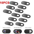 1-10PCS WebCam Cover Shutter Magnet Slider Plastic Universal Antispy Camera