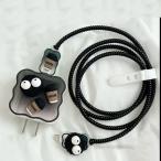 Cute Charging Cord Protector for iPhone Charger Adapter,Clear Pink Waves Ed