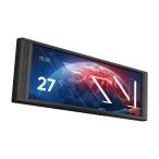 Thermalright Trofeo Vision LCD Black Thermalrightブランドの6.86インチIPSディスプレイ搭載ガジェット、磁力でPCケースに固定が可能、ブラック