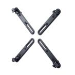 SANWA SUPPLY モニターアーム VESA非対応 モニター用 マウントホルダー VESA穴無し用 アダプタ 13~32インチ用 耐荷重10kg CR-LAVESADP1