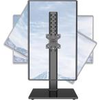 MOUNTUP モニターアーム 置き型 PCモニタースタンド １画面 13〜42インチ対 小型テレビスタンド 耐荷重15kg 自立 高さ調整 MDM(ブラック)