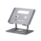 StarTech.com ATFR-LAPTOP-RISER ノートパソコンスタンド/アルミニウム製/耐荷重5kg/19.5x24.4cm/折りたたみ式/回転式ベ