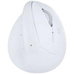 ナカバヤシ PICK! Bluetoothミニエルゴ静音5ボタンBlueLEDマウス ホワイト MUS-BKF223W