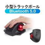 サンワダイレクト トラックボール マウス 小型 Bluetooth 静音ボタン エルゴノミクス 親指操作 レーザーセンサー コンパクト 5ボタン カウント数切り替え nino ニノ 400-MABTTB181