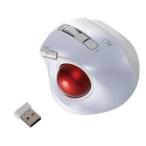 Q 【ゆうパケットプラスで送料無料】ナカバヤシ 小型無線静音5ボタントラックボール MUS-TRLF132W ホワイト