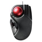 ELECOM 【並行輸入品】 エレコム マウス 有線 トラックボール 大玉 8ボタン チルト機能 ブラック M-HT1URXBK