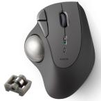 ELECOM 即日出荷 代引不可 トラックボール マウス Bluetooth 5ボタン ベアリングユニット Windows macOS 各種対応 ブラック