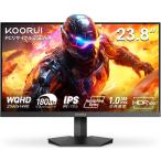 KOORUI ｜クールイ ゲーミング液晶ディスプレイ(24型/ Fast IPS/ WQHD 2560×1440/ 180Hz/ 1ms/ HDR400/ HDMI2.0/ DP1.4/ VESA)(ブラック) G2421V 返品種別A