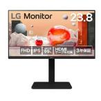 LG LG電子 24BA450-B 23.8型 フルHD IPS 100Hz対応 液晶 1920×1080 スピーカー搭載 D-sub DisplayPort1.2 HDMI1.4 ブラック系