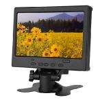 Depisuta 7 inch Monitor, HD 1080P Mini HDMI Monitor 1024x600 IPS LCD Display with Stand, HDMI Portable Monitor, Portable VGA Monitor LCD Scre_並行輸入