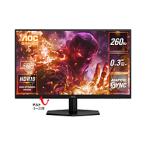 AOC (エーオーシー) Q27G42ZE/11 ゲーミングモニター Black ＆ Red ［27型 /WQHD(2560×1440） /ワイド /260Hz］
