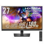 I-O DATA アイ・オー・データ IODATA ゲーミングモニター 27インチ GigaCrysta WQHD 180Hz AHVAパネル ブラック(HDMI×2/