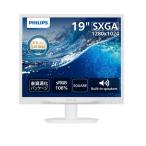 PHILIPS 19S4QAW3/11 液晶モニタ 19型/1280×1024/DVI、D-Sub/ホワイト/スピーカー：あり/5年保証/省資源化パッケージ