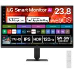 LGエレクトロニクス 24U511SB-B LG Smart Monitor AI 23.8型 フルHD IPSパネル採用 HDR10 120Hz sRGB 99% ノングレア ブラック