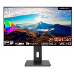 JAPANNEXT 液晶ディスプレイ(27型/IPS/WQHD 2560×1440/60Hz/8ms/HDR10/HDMI1.4/DP1.2)(ブラック)JN-27IPS4FLWQHDR-HSP 返品種別A