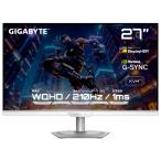 GIGA-BYTE GIGABYTE 液晶ディスプレイ(27型/ IPS/ WQHD 2560×1440/ 200Hz/ 1ms/ HDR400/ HDMI2.0/ DP1.4/ USB TYPE-C)(ホワイト) M27Q2QDICE 返品種別A
