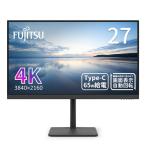 富士通 【4K】富士通 VTU27021BT 27型ワイド液晶ディスプレイ VT Series ブラック【5年保証】