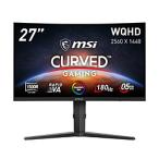 MSI (エムエスアイ) USB-C接続 ゲーミングモニター MAG 275CQRF QD E2 ［27型 /WQHD(2560×1440） /ワイド /曲面型 /180Hz］
