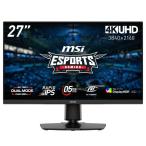 MSI ゲーミング液晶ディスプレイ ［27型 / 4K(3840×2160) / ワイド / 160Hz］ MAG 272URDF E16