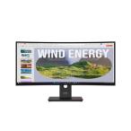 Lenovo 64AEGAR1JP ThinkVision T34WD-40 (34型ワイド液晶ディスプレイ/3440×1440/USB Type-C、DP、HDMI/黒/3年間保証/チルト/スイベル(回転)/高さ調整）