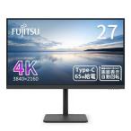 富士通 PCモニター・液晶ディスプレイ VTU27021BT [27インチ ブラック]