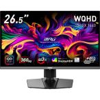 モニター MPG 271QRX QD-OLED 26.5インチ WQHD(QHD) 2560x1440 ゲーミングモニター 360Hz 0.03ms