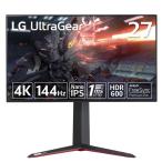 LGエレクトロニクス 【4K】LGエレクトロニクス 27GP95RP-B 27型LG UltraGear ゲーミングモニター 4K（3840×2160）@144Hz LG UltraGear 27GP95RPB