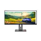 ThinkVision Lenovo 64ADGAR1JP ThinkVision P34WD-40 (34型ワイド液晶ディスプレイ/3440×1440/USB Type-C、DP(In/Out)、HDMI/黒/スピーカー：あり/3年間保証/チルト）