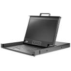 モニター KVMコンソール/ラックマウント型/1ポート/17インチLCDモニター/1U/VGA/1080p/USB対応/MTBF 50000時間/ケーブル付属/KVMコンソールドロワー RKCONS17HD