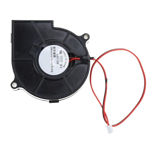 Generic 冷却ファン 75mm×30mm 12V 2ピン – スリーブベアリング搭載 静音設計 デスクトップPC用 9NTQR