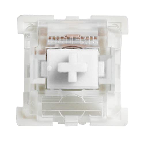 WOVEBIUS メカニカル キーボード スイッチ 軸シャフト スペア パーツ ミュート ホワイト スイッチ