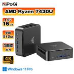 NiPoGi Ryzen 5 7640HS 24GB 8TB E3B-7640-24512