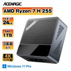 ACEMAGIC AMD Ryzen 7 24GB 1TB F5A-H255