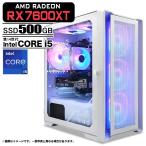 PASOUL Core i5-14400F 16GB Radeon RX 7600シリーズ 500GB AMD Radeon RX7600XT