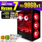 PASOUL Ryzen 7 7700 16GB RX 9060 XT 500GB AMD Radeon RX9060XT