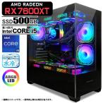 PASOUL Core i5-14400F 16GB Radeon RX 7600シリーズ 500GB GP-V3