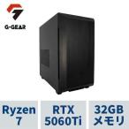 G-GEAR Ryzen 7 32GB RTX 5060 Ti 1TB GB7A-C256B