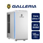 GALLERIA Core Ultra 7 265F 16GB RTX 5050 1TB XPC7A-R55-WL