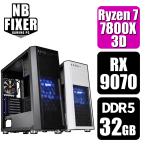 H26 Ryzen 7 7800X3D 32GB RX 9070 1TB