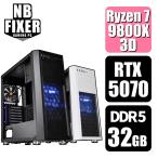 x3D AMD Ryzen7 9800x3D 32GB RTX 5070 1TB
