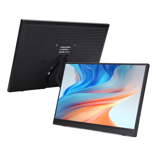 EBTOOLS ノートパソコン画面エクステンダー、15.6インチ 1080P 60Hz ポータブルモニター、Type C HDMIインターフェイス付きセカンドスクリーン、178視野角、デュアルスピーカー内蔵 EBTOOLSdn83ugfcth