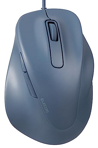 ELECOM 【訳あり】エレコム 有線 マウス 静音 EX-G Mサイズ 5ボタン 抗菌仕様 静音設計 ブルー ELECOM M-XGM30UBSKBU 【税込3300円以上で送料無料】[訳あり][ELECOM：エレコムわけありショップ][直営]